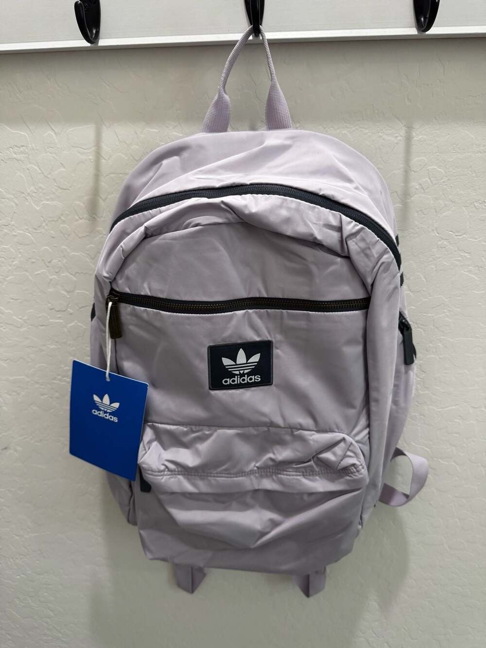 Adidas Originals National Plus 2 Backpack in Silver Dawn/Onix Grey